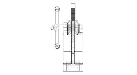 Manual Arbor Press 05 Ton Pressure 3d Model Rigged Cgtrader