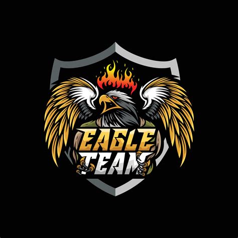 Eagle Mascot Esport Logo Design Vector 7501634 Vector Art At Vecteezy