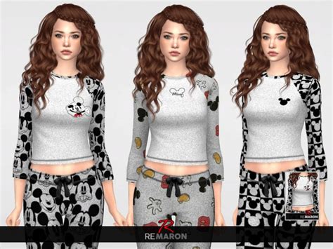 Pj Shirt For Women 01 By Remaron At Tsr Sims 4 Updates