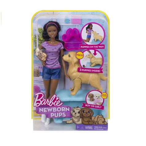 Barbie® Doll And Pets Newborn Pups Dolls Michaels