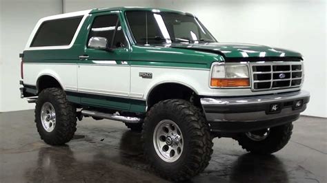 It has 130k on the odometer and all original paint. 1996 Ford Bronco - YouTube