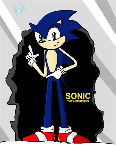 sonic the hedgehog by redfoxsoul on deviantart