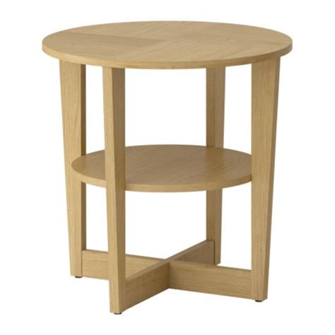 Separate shelf for magazines, etc. VEJMON Side table - oak veneer - IKEA