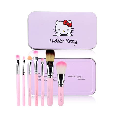 Hello Kitty 7pcs Makeup Brush Set Modern Wears