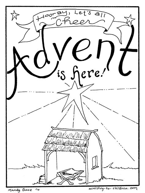 Printable Page Of Advent By Michael Free Printables