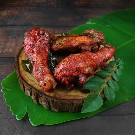 Famous And Delicious Mamak Fried Chicken Malaysia People Called Ayam