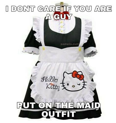 put on the maid outfit cute memes stupid memes maid outfit