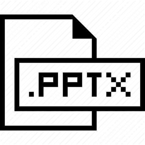 Document Extension File Format Pptx Icon