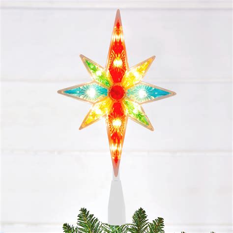 Buy Ljlnion Lighted Christmas Tree Topper Star Colorful Bethlehem Star