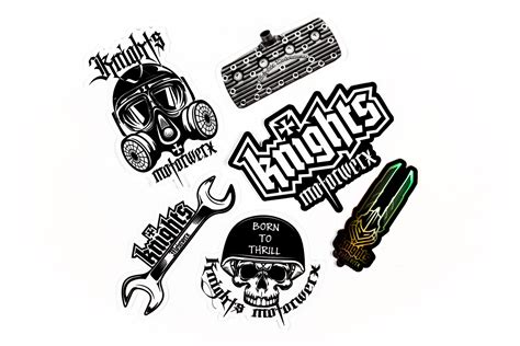 Sticker Pack Knights Motorwerx