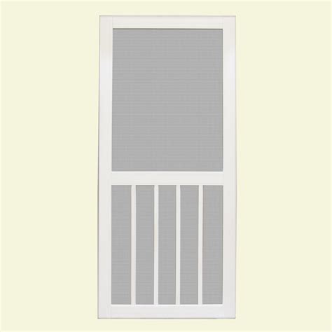 Beautiful simulated divided lite wood mahogany 36 wide door prefinished with 3 color options, 2. Unique Home Designs 36 in. x 80 in. Geneva White Outswing ...