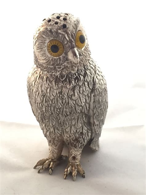 These scary owl pictures might make you think twice about these nocturnal creatures, especially if from winnie the pooh to the legend of zelda, owls in the fictional sense get portrayed as wise men with nuggets of advice, characterizations that avoid showing owls. Silver Owl Muffineer, Can you Help Me Identify the Makers ...