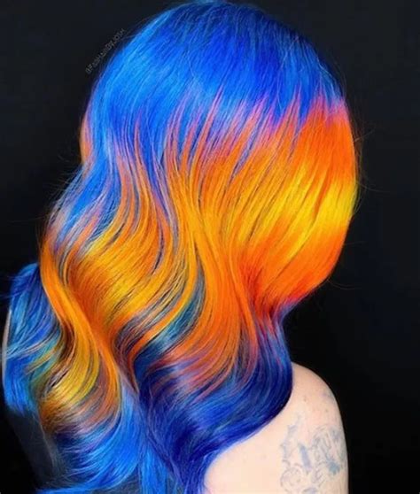 The Boldest Multicolored Neon Hair Looks To Try In 2020 Fashionisers