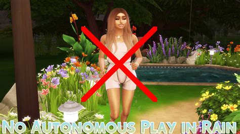 No Autonomous Play In Rain The Sims 4 Catalog