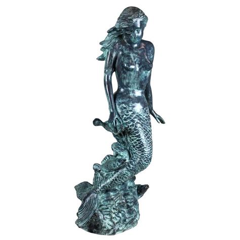 Design Toscano Goddess Of The Sea Mermaid Of The Isles Cast Bronze