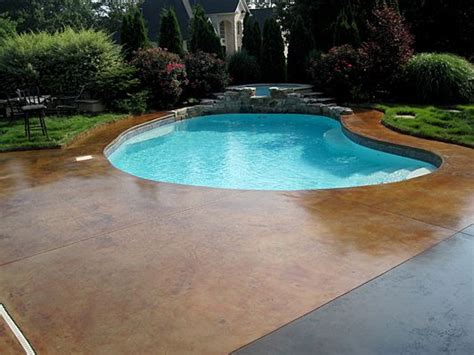 44 Best Images About Concrete Pool Stain Ideas On Pinterest Stains