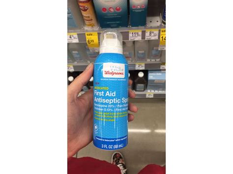 Medicated First Aid Antiseptic Spray Ingredients And Reviews