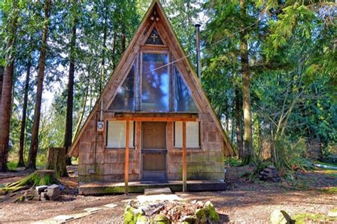 500 Sq Ft A Frame Cabin For Sale With Land 75k Tiny House Pins