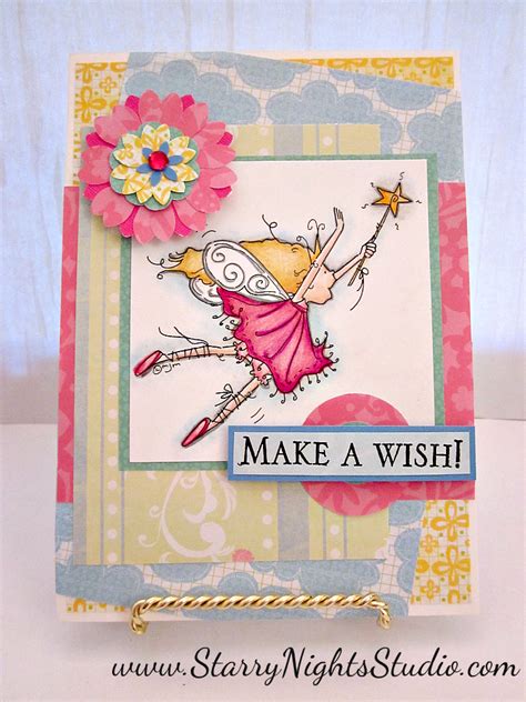 Inside Starry Nights Studio Make A Wish Birthday Card