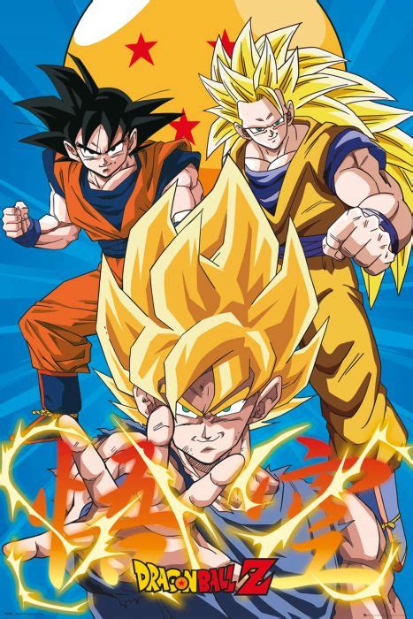 Poster Dragon Ball Z Goku Postersde