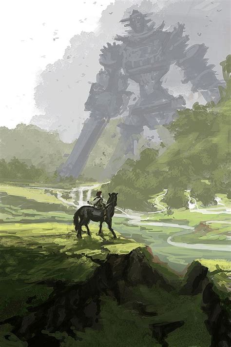 Shadow Of The Colossus Painting Thats Gaius In Case You Were