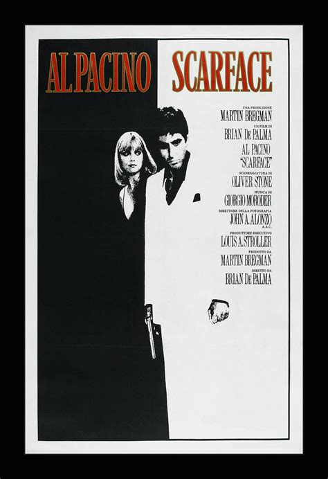 Scarface 11x17 Framed Movie Poster Etsy