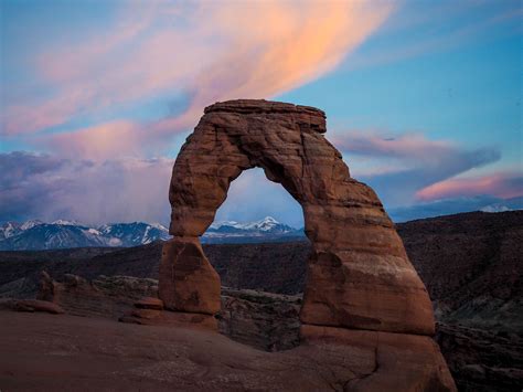 Hiking To Delicate Arch For Sunset In Arches National Park Utah