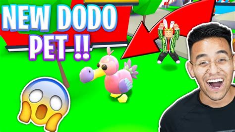 New Dodo Bird Pet Adopt Me Roblox Youtube