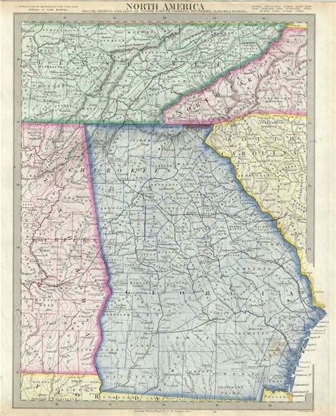 Tennessee And Georgia Map Leia Shauna