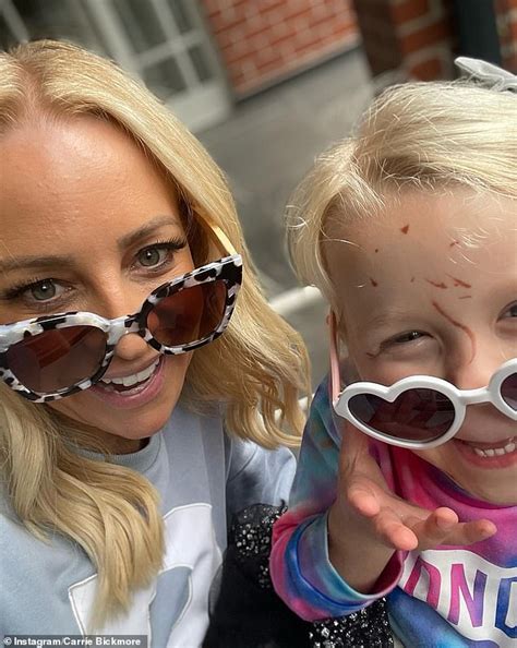 Shes Just Like Mum Carrie Bickmore Shares A Sweet Tribute To Her