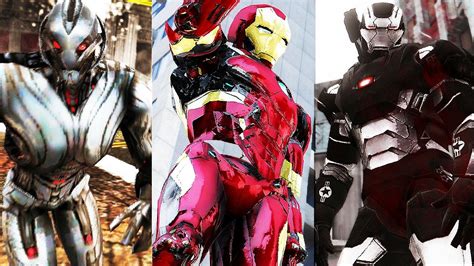 Iron Man And War Machine Mark Ii Vs Ultron Avengers Battle Youtube