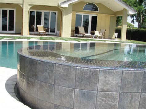 Zero Edge Pool Design By Cornerstone Custom Pools Orlando Pool Designer
