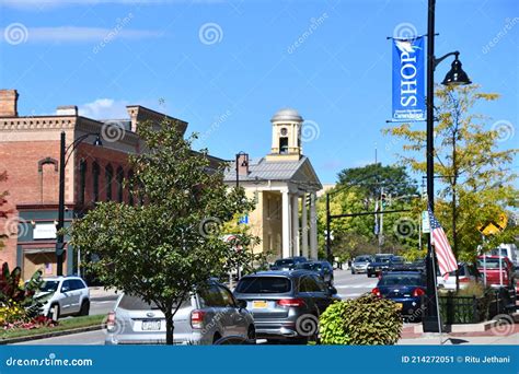 Main Street In Canandaigua New York Editorial Photo Image Of North