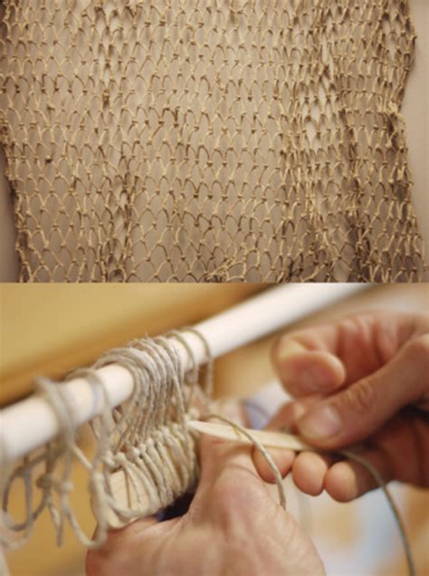 Experimental Reproduction Of A Fishing Net Top Using A Bone Needle