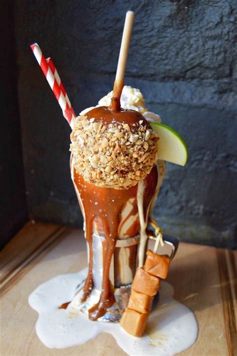 Crazy Dessert Alert These Over The Top Milkshakes Are Every Sweet Tooths Dream Caramel