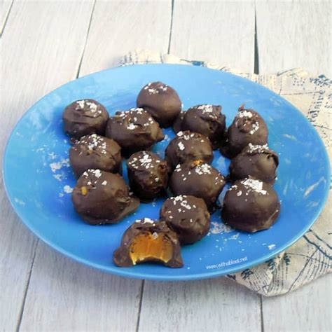 Salted Caramel Truffles With A Blast
