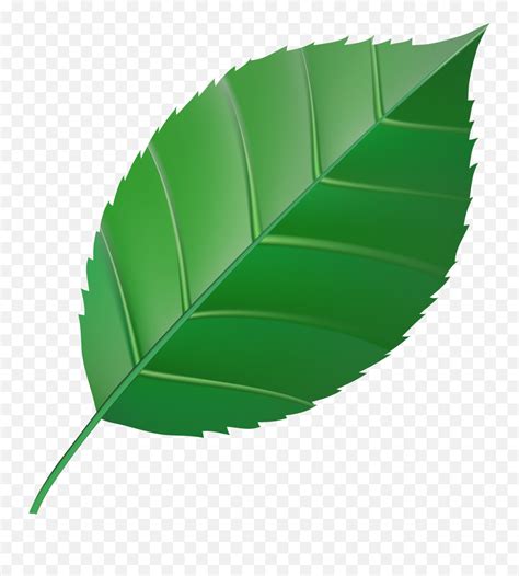 Clipart Transparent Green Leaf Emojigreen Leaf Emoji Free