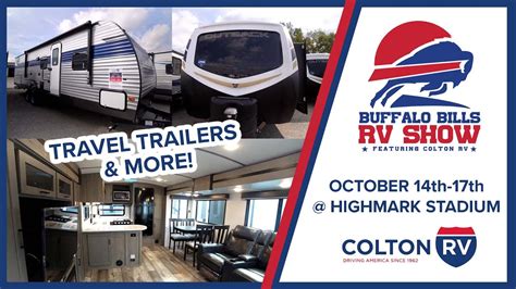 Huge Travel Trailer Selection At The Buffalo Bills Rv Show Youtube