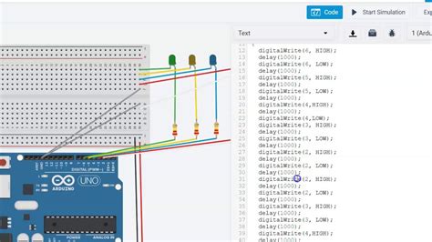 Sequentially Blinking Of Leds With The Help Of Arduino Uno Youtube