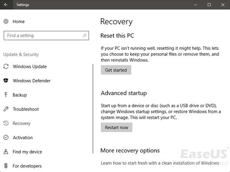 Solved How To Recover Files After Factory Reset Laptop PC EaseUS