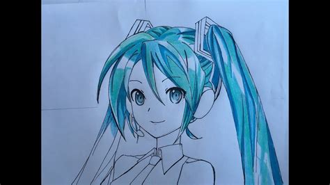 How To Draw Hatsune Miku Easy Step By Step For Beginners Youtube