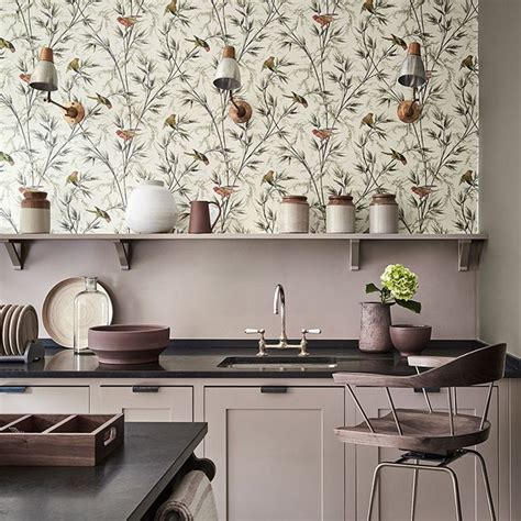 20 Kitchen Wallpaper Decor Ideas To Add A New Dimension Ideal Home