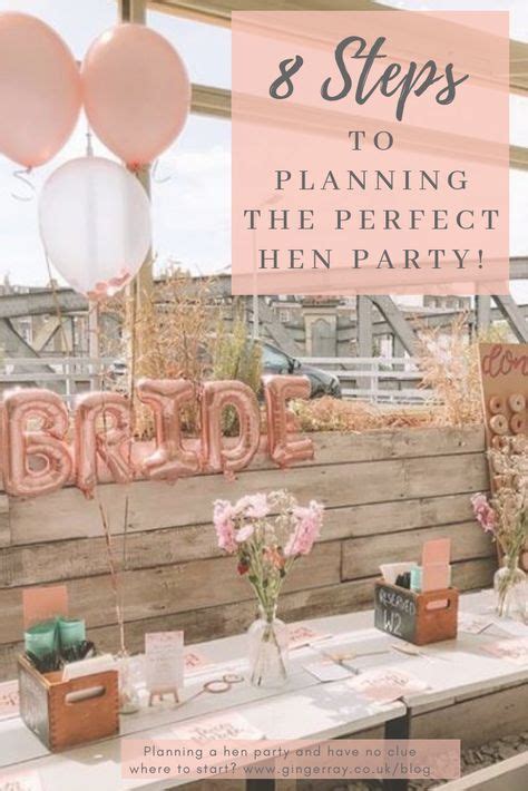 Everything You Need To Plan A Hen Do Ginger Ray Classy Bachelorette
