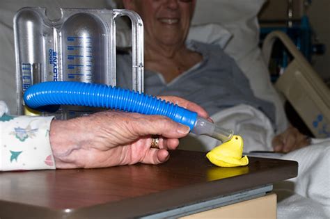 How To Use The Incentive Spirometer Hospital Peep Demonstr Flickr