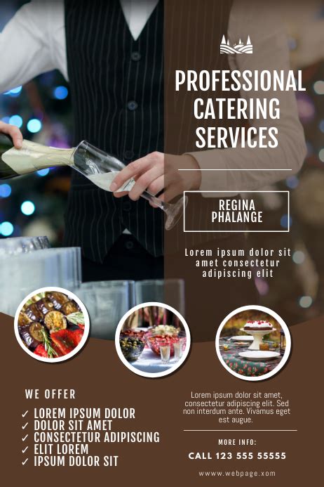 Catering Service Flyer Template Postermywall