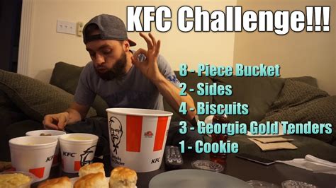 The bucket of 21 chicken pieces is right there on kfc's 'menu for one' page. One Meal a Day: Episode 122 - The KFC 8 Piece Bucket ...