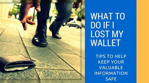 What To Do If I Lost My Wallet What Should I Do Lost Wallet Youtube