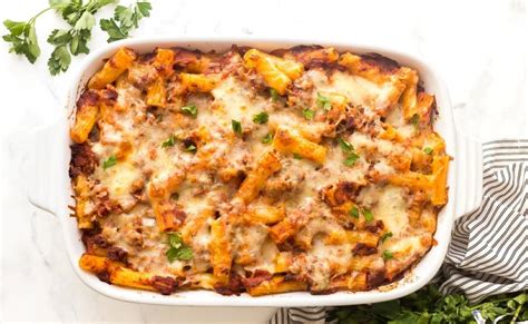 Baked Ziti With Italian Turkey Sausage Canadian Turkey