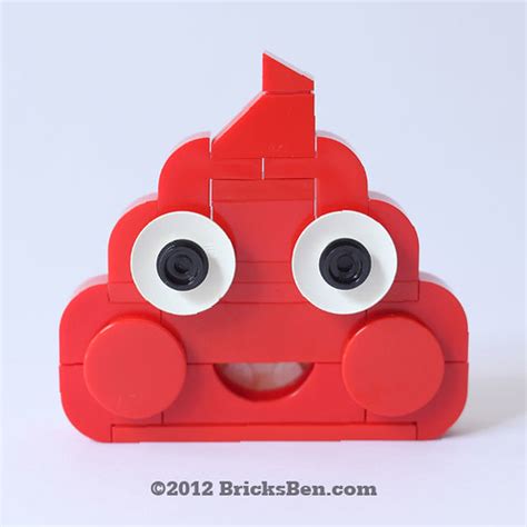 Bricksben Lego Happy Poop Red Flickr