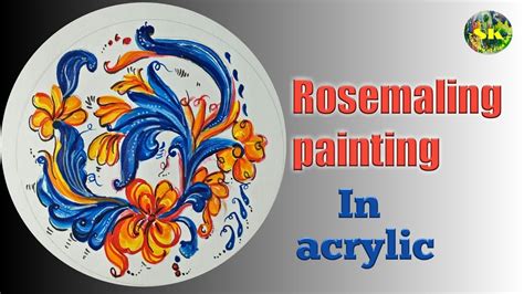 Rosemaling Painting How To Do Rosemaling Painting Step By Step